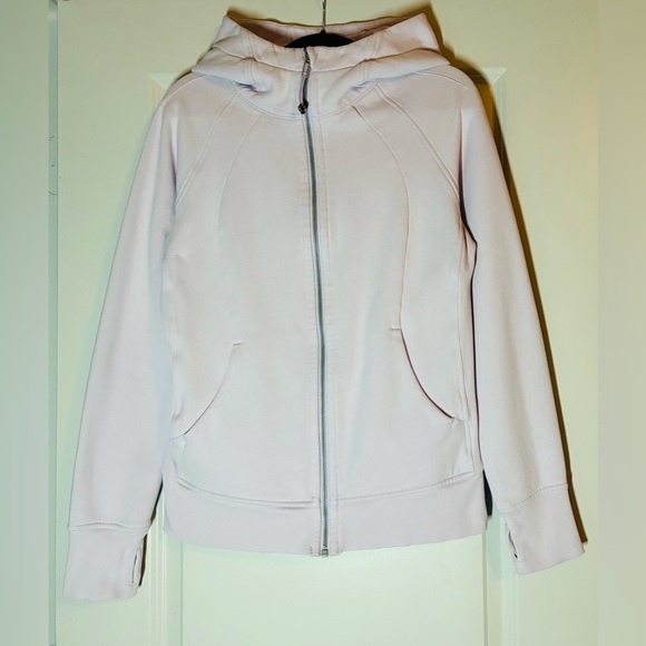 Lululemon Scuba Hoodie *Light Cotton Fleece in Lavender Dew Size 8 - Picture 6 of 8